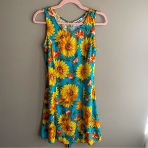 90s Vintage Sunflower Dress